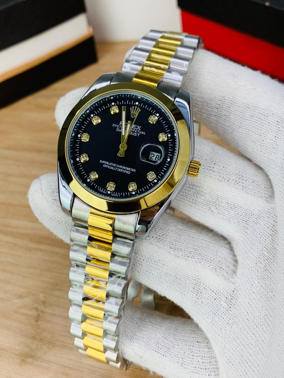 Rolex Datejust Twotune Black | Pendulum