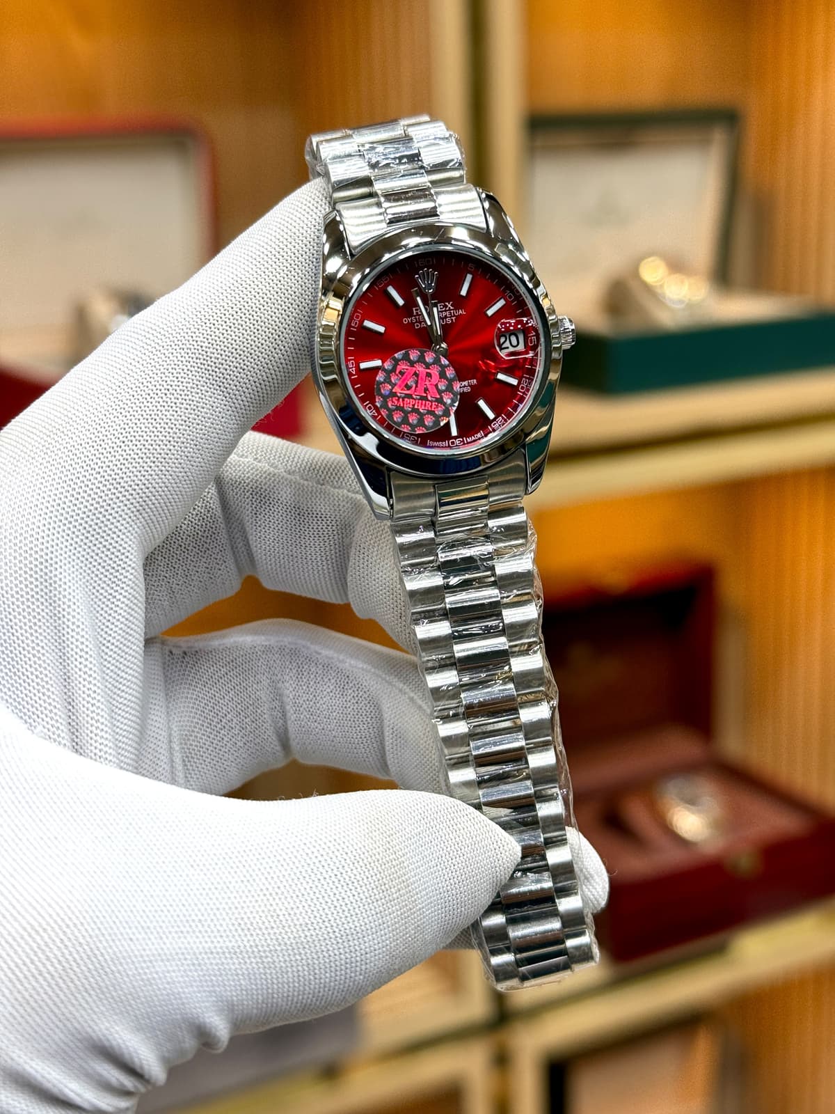 Rolex Datejust Ladies – Red Dial